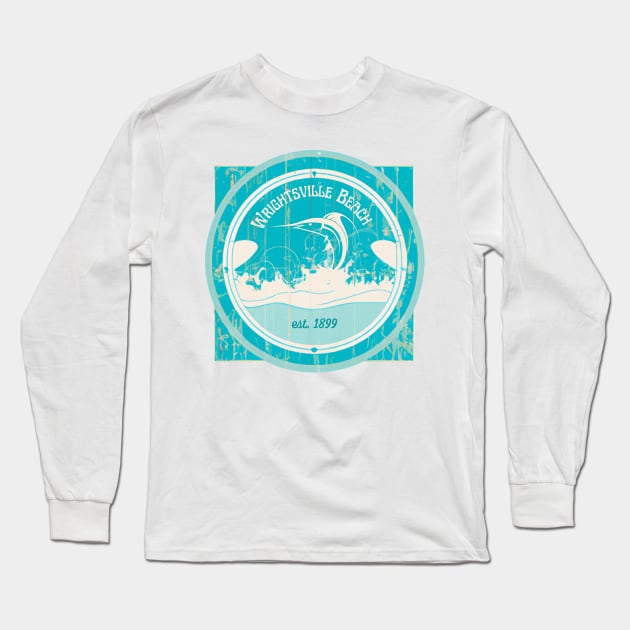 WRIGHTSVILLE BEACH - NC Long Sleeve T-Shirt by PortDeco2022